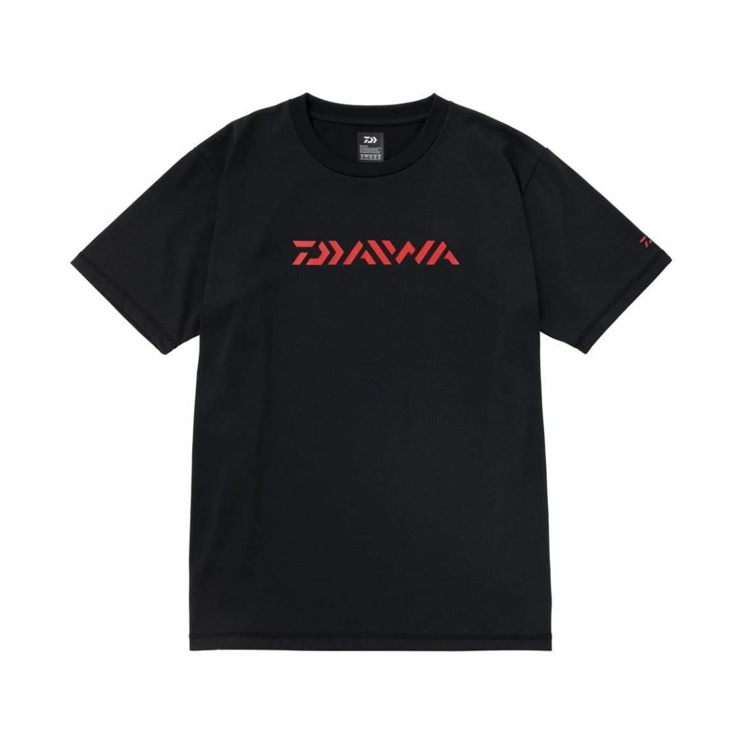 【色: ブラック】ダイワ ウェアシャツ クリーンオーシャンロゴTシャツ DE-8