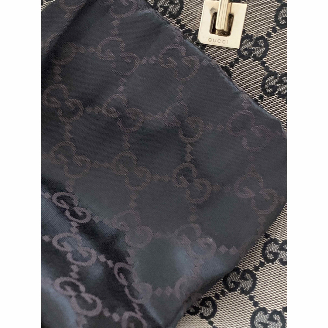 Gucci(グッチ)のGUCCI トートバッグ GGキャンバス GG総柄 ベージュ×黒 0021099 レディースのバッグ(ハンドバッグ)の商品写真