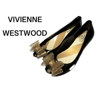 ヴィヴィアンウエストウッド(Vivienne Westwood)のヴィヴィアンウエストウッド【新品、箱付き】melissa 初期 リボン パンプス(ハイヒール/パンプス)