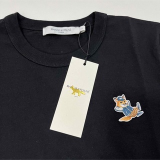 メゾンキツネ(MAISON KITSUNE')のメゾンキツネ 半袖Tシャツ DRESSED FOX レディース　S (Tシャツ(半袖/袖なし))