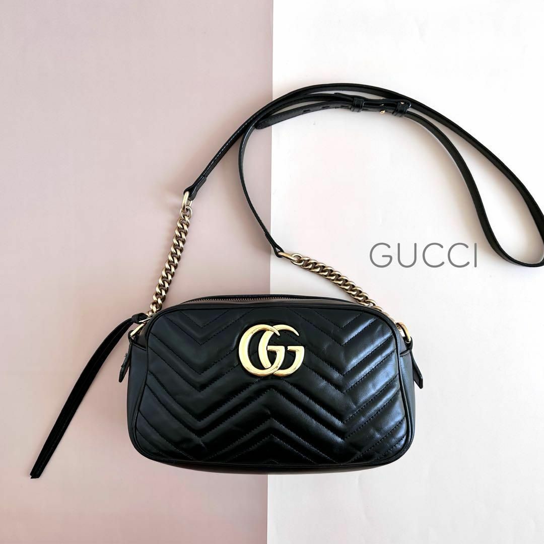 初回限定 GUCCI グッチ GGマーモント キルティングミニショルダー