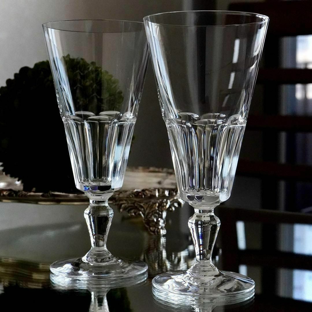 レア☆美品 バカラBaccarat ミズーリ シャンパンフルートグラス ペア2