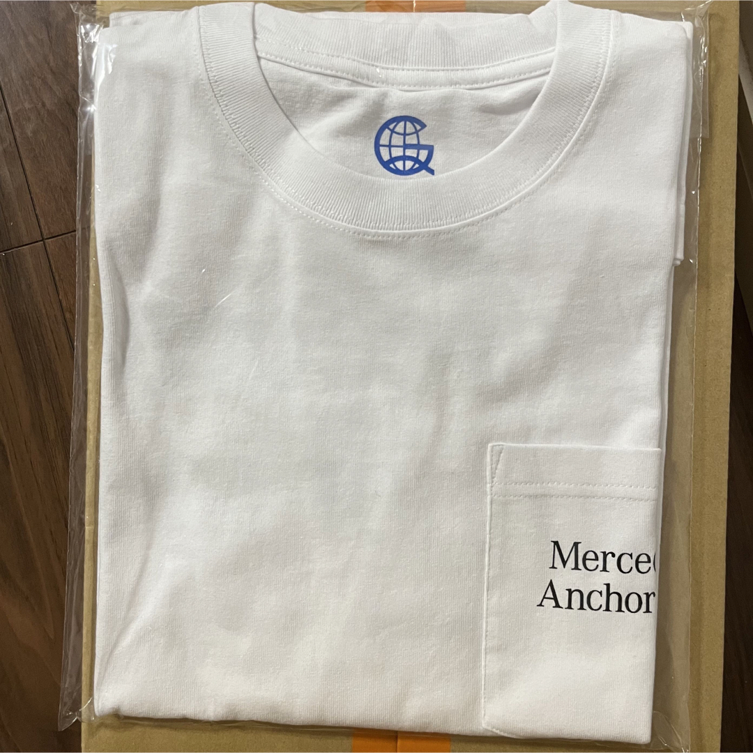 白 ホワイトXL Mercedes Anchor Inc. Pocket Tee