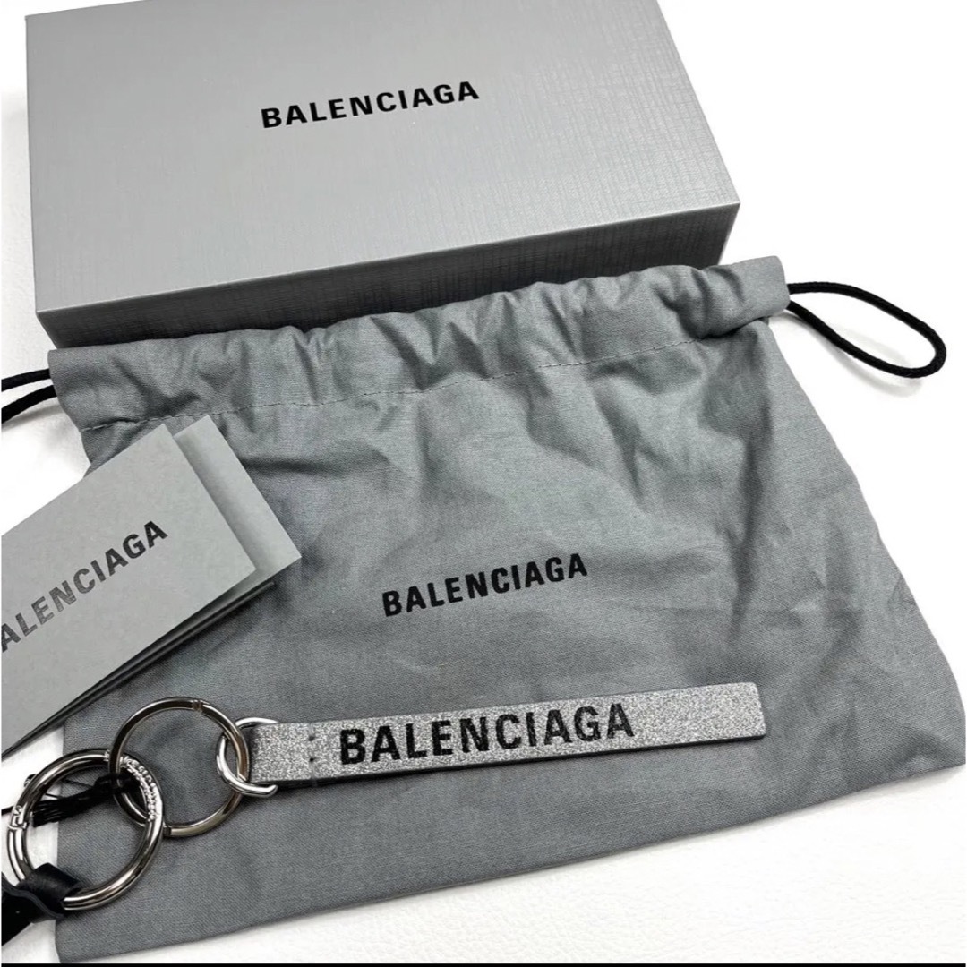 Balenciaga - バレンシアガ EVERYDAY キーリング キーホルダー レザー