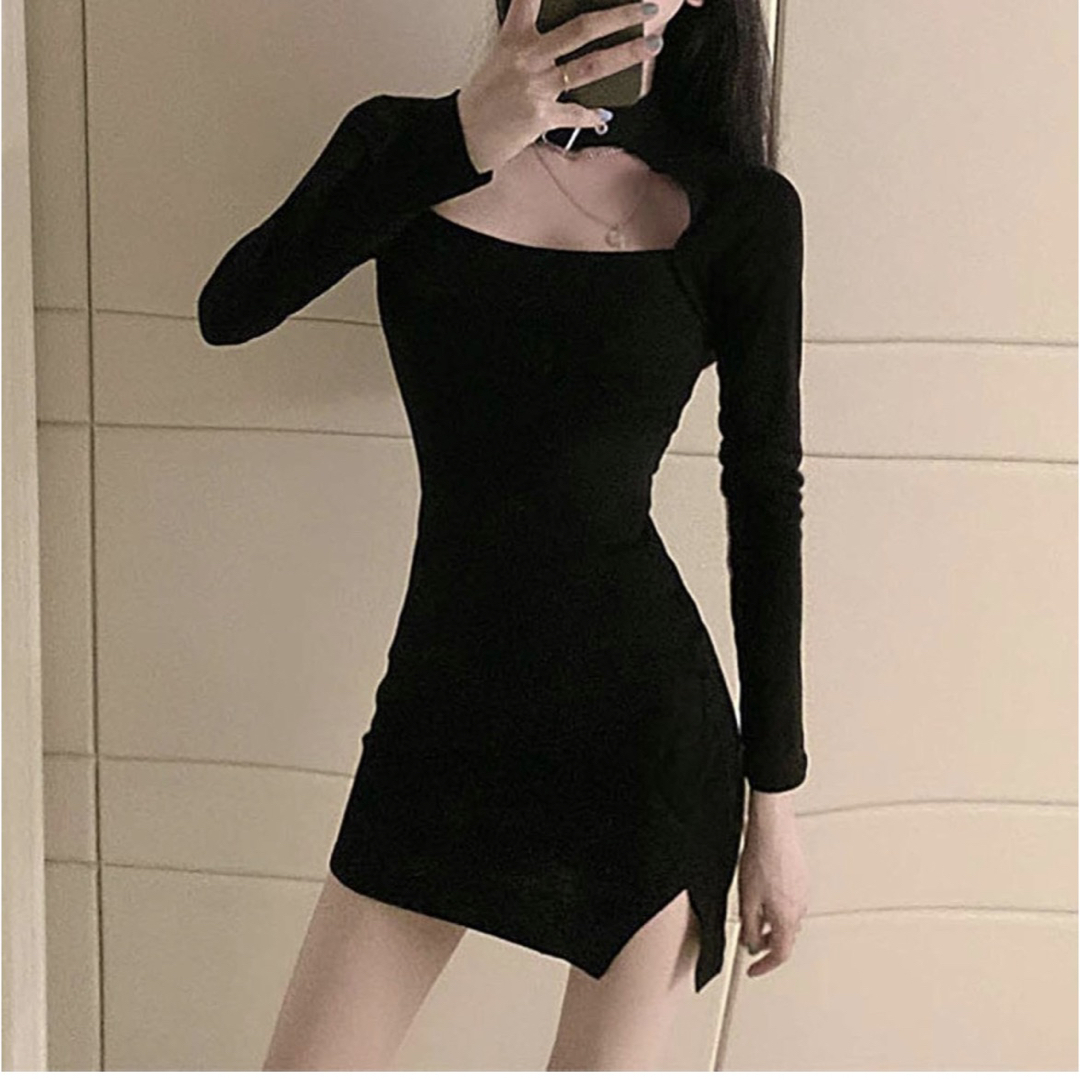【本日限定セール】ROBEジャンル♡韓国ファッションキャバドレス黒