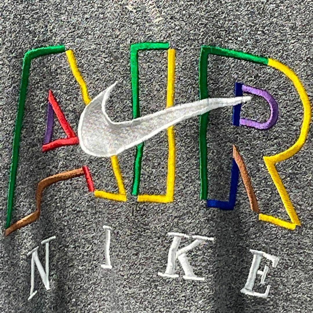 NIKE - 入手困難 90s NIKE センターロゴ刺繍 マルチカラー スウェット