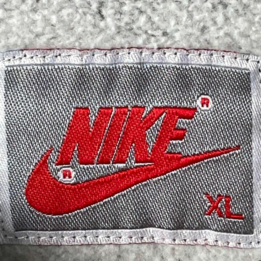 入手困難 90s NIKE センターロゴ刺繍 マルチカラー スウェット US古着