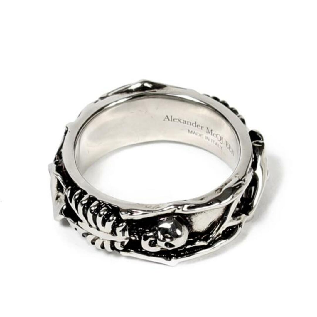 【新品未使用】 ALEXANDER McQUEEN アレキサンダー マックイーン DANCING SKELETON RING 指輪 リング 575539J160Y 【17号/MCQ0911SIL.V.B ANTIL】