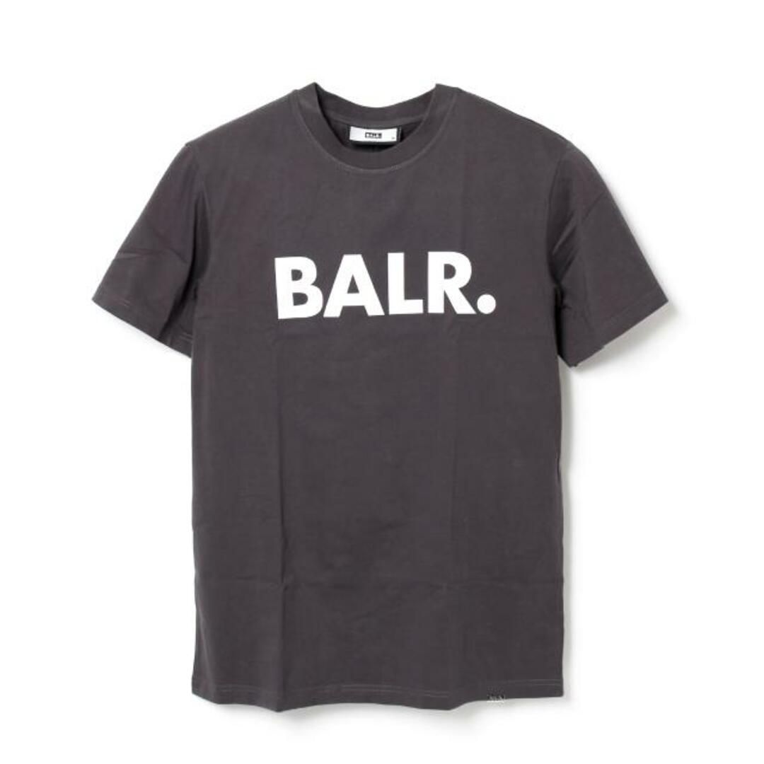 【新品未使用】 BALR. ボーラー BRAND STRAIGHT T-SHIRT Tシャツ 半袖 カットソー コットン B11121048 【Sサイズ/ASPHALT】