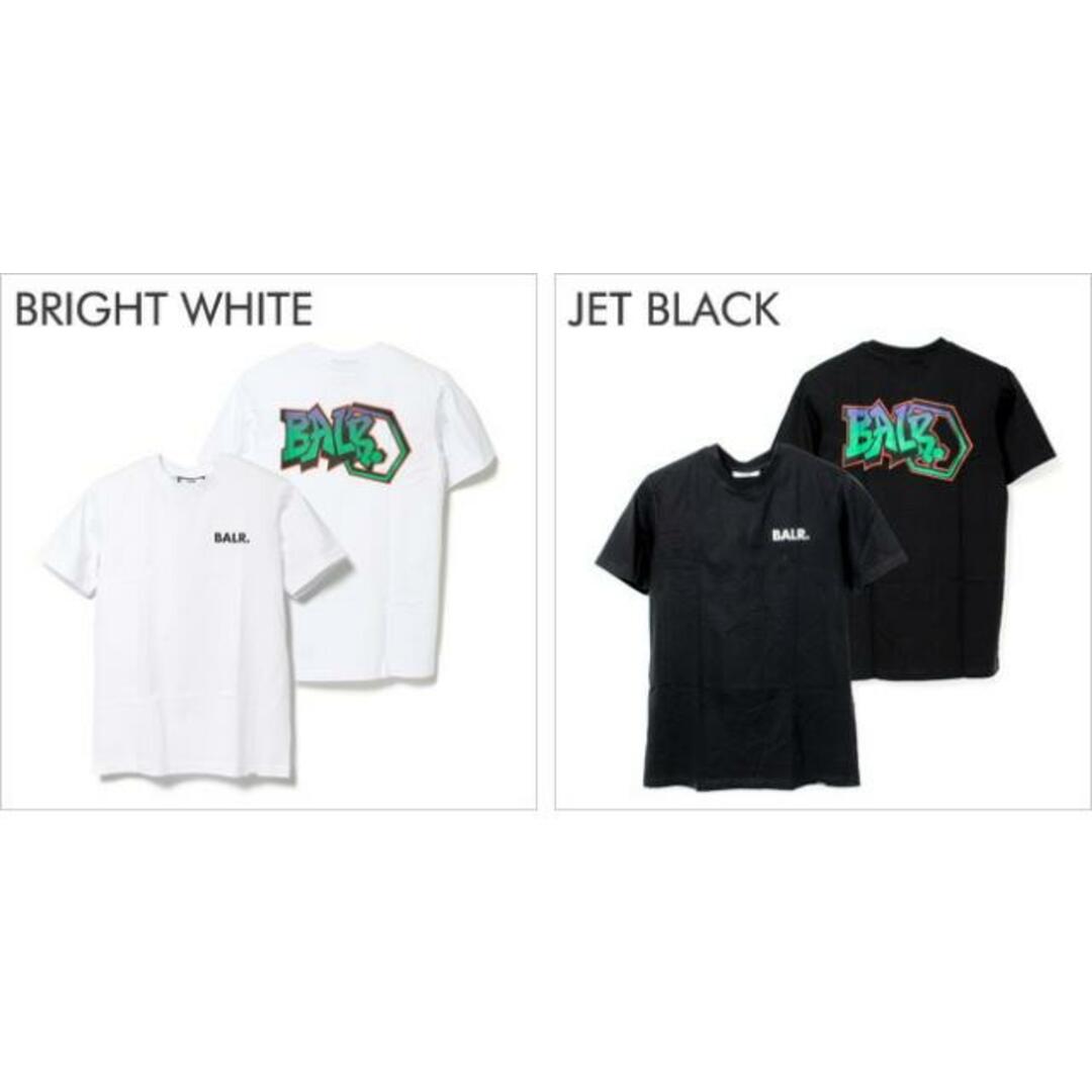 【新品未使用】 BALR. ボーラー OLAF STRAIGHT GRAFFITI T-SHIRT Tシャツ 半袖 カットソー コットン  B11121170 【Sサイズ/JET BLACK】