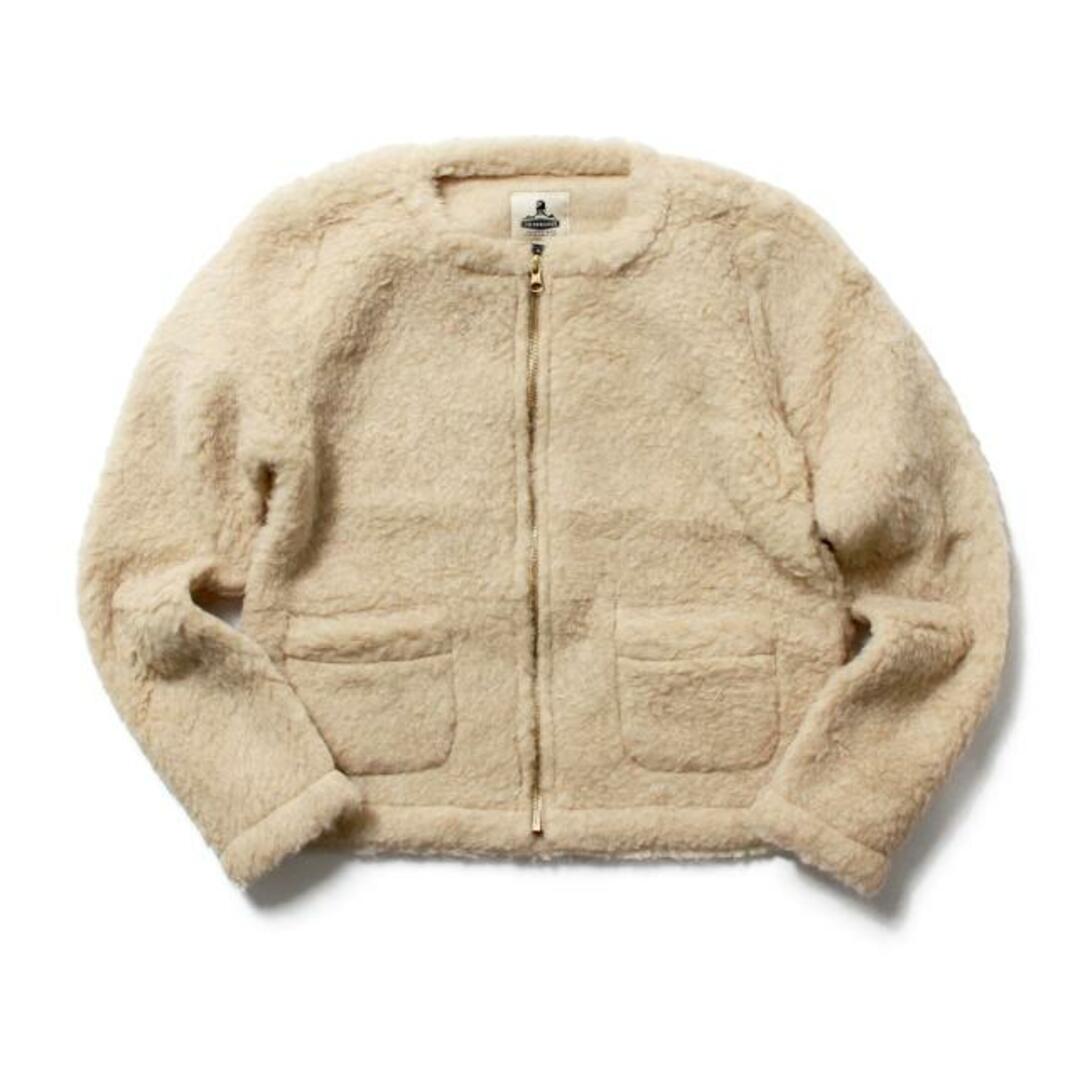 【新品未使用】 コールドブレイカー COLDBREAKER ZIP カーディガン ブルゾン CHANELLY ウール ブラック ベージュ cbk-chanelly 【Mサイズ/BEIGE】