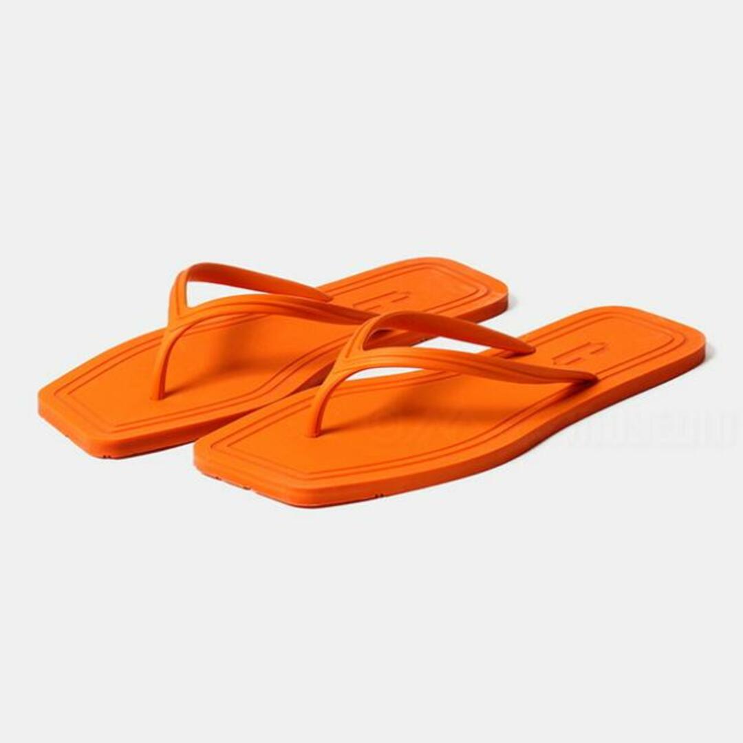 【新品未使用】 カルロッタレイ CARLOTHA RAY サンダル THONG FLIP FLOP 天然ゴム CT36004AG 【35/36(22.5?23.5cm)/ORANGE】 レディースの靴/シューズ(ビーチサンダル)の商品写真