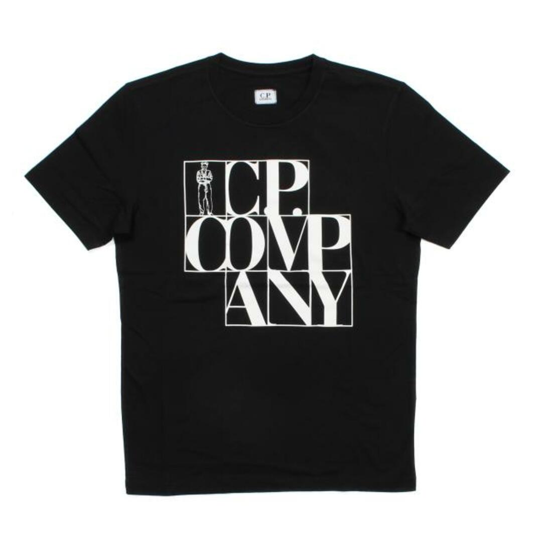 【新品未使用】 C.P.COMPANY シーピーカンパニー Tシャツ T-SHIRT コットン 半袖 10CMTS064A005100W 【Lサイズ/BLACK】