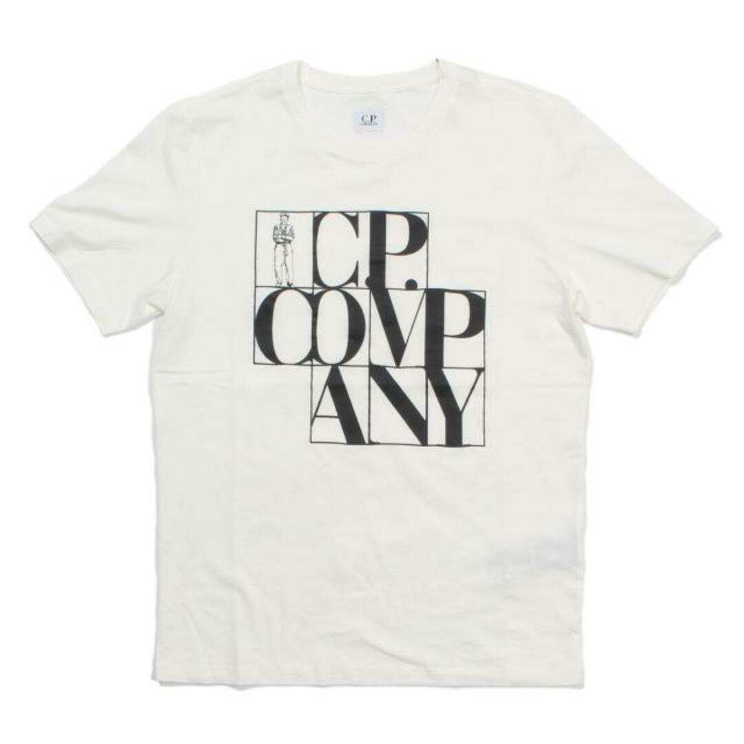 【新品未使用】 C.P.COMPANY シーピーカンパニー Tシャツ T-SHIRT コットン 半袖 10CMTS064A005100W 【Mサイズ/GAUZE WHITE】