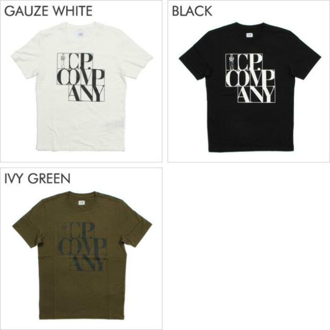 【新品未使用】 C.P.COMPANY シーピーカンパニー Tシャツ T-SHIRT コットン 半袖 10CMTS064A005100W 【Mサイズ/GAUZE WHITE】