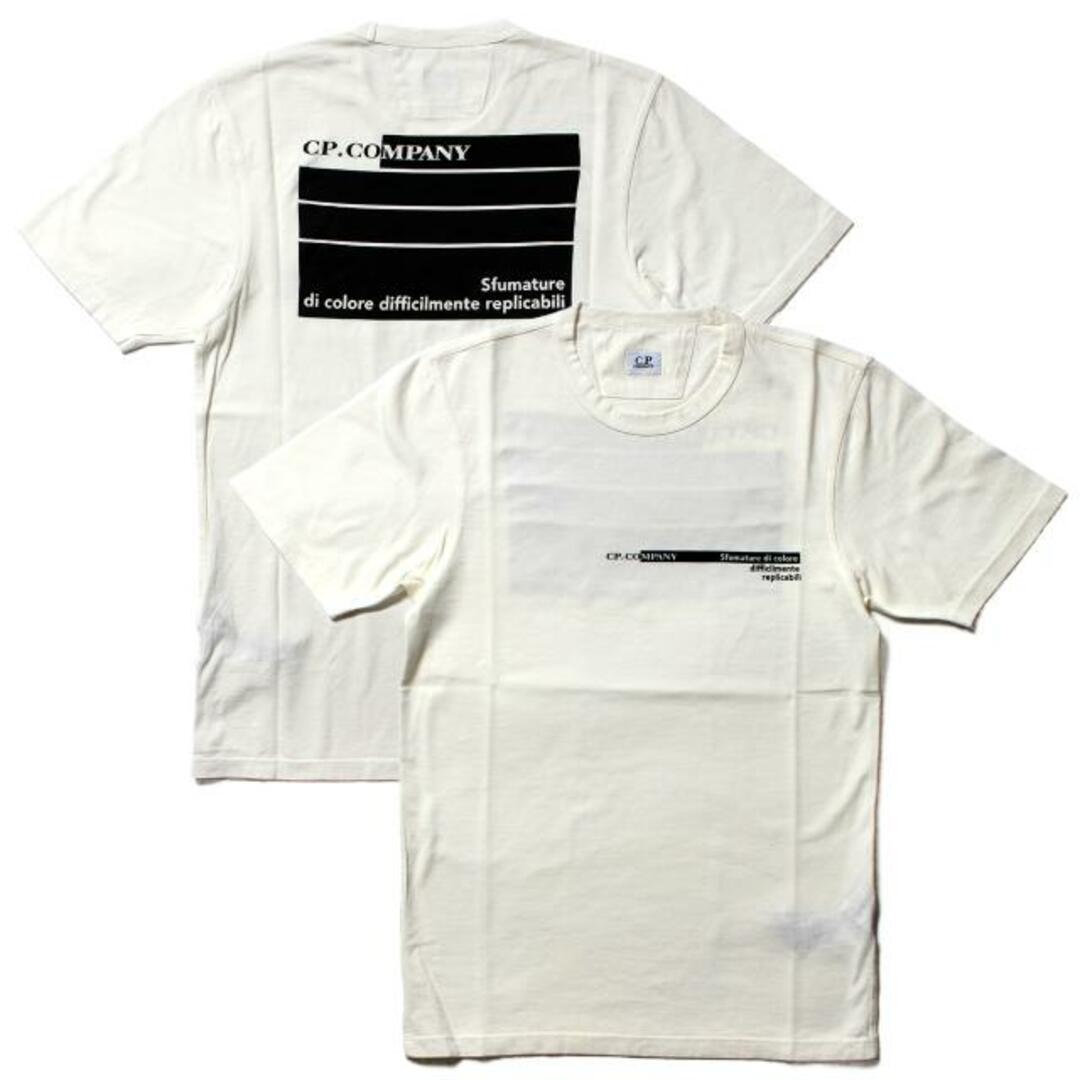 【新品未使用】 シーピーカンパニー C.P.COMPANY コットン Tシャツ T-SHIRT 半袖 10CMTS294A005697O 【Sサイズ/GAUZE WHITE】