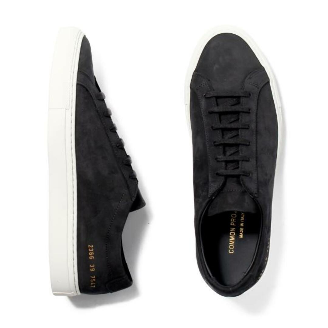 【新品未使用】 COMMON PROJECTS コモンプロジェクト スニーカー 靴 ORIGINAL ACHILLES LOW IN NUBUCK 2366 【41（約26.0cm）/BLACK】