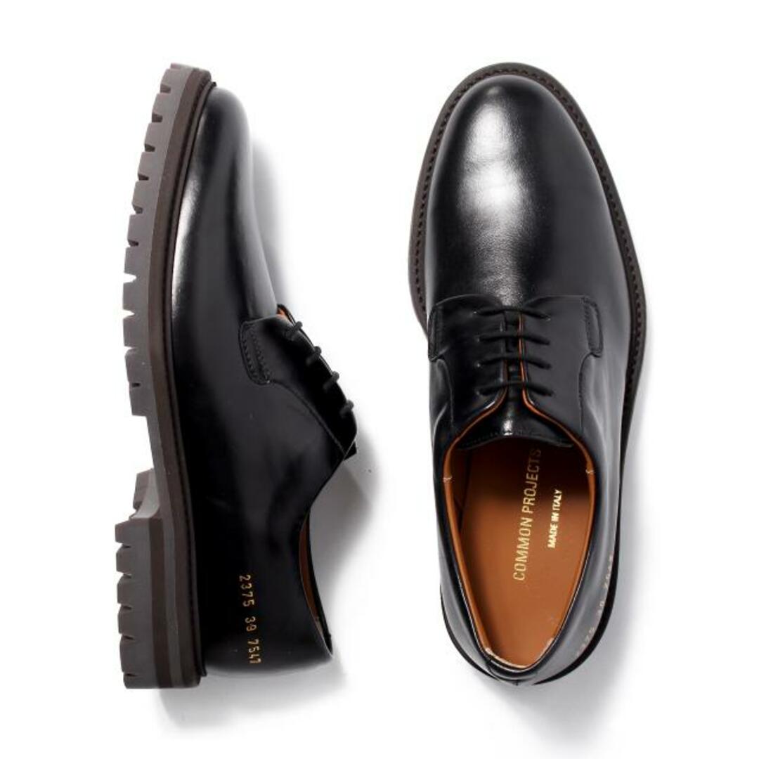 【新品未使用】 COMMON PROJECTS コモンプロジェクト 革靴 レザーシューズ DERBY Oxford 日本未上陸 海外限定 2375 【44（約29.0cm）/BLACK】カラーBLACK