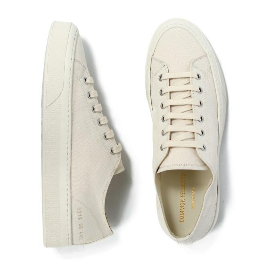 【新品未使用】 COMMON PROJECTS コモンプロジェクト スニーカー 靴 TOURNAMENT LOW CLASSIC IN CANVAS 日本未上陸 海外限定 5219 【41（約26.0cm）/OFF WHITE】