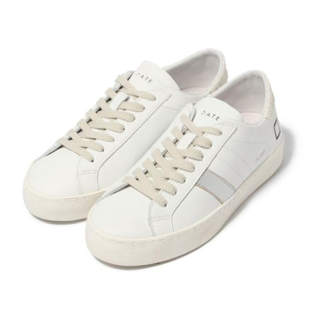 【新品未使用】 D.A.T.E. デイト スニーカー HILL LOW CALF ヒルローカーフ シューズ 靴 W381HLCAIY 【サイズ40：26cm/WHITE-IVORY】