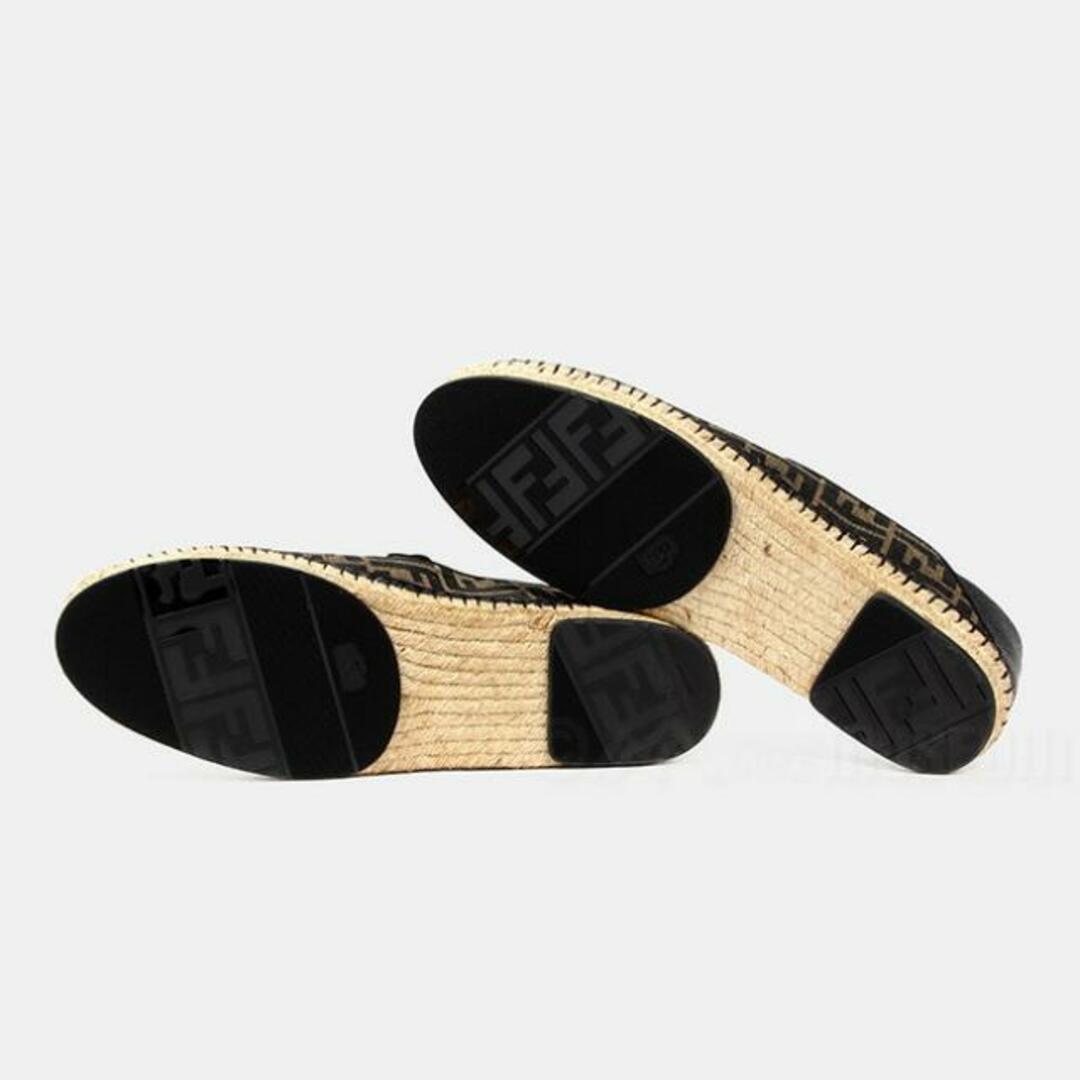 FENDI(フェンディ)の【新品未使用】 FENDI フェンディ Embroidered fabric espadrilles エスパドリーユ シューズ 靴 7P1359AAWB 【9：約28cm/TABACCO】 メンズの靴/シューズ(スリッポン/モカシン)の商品写真