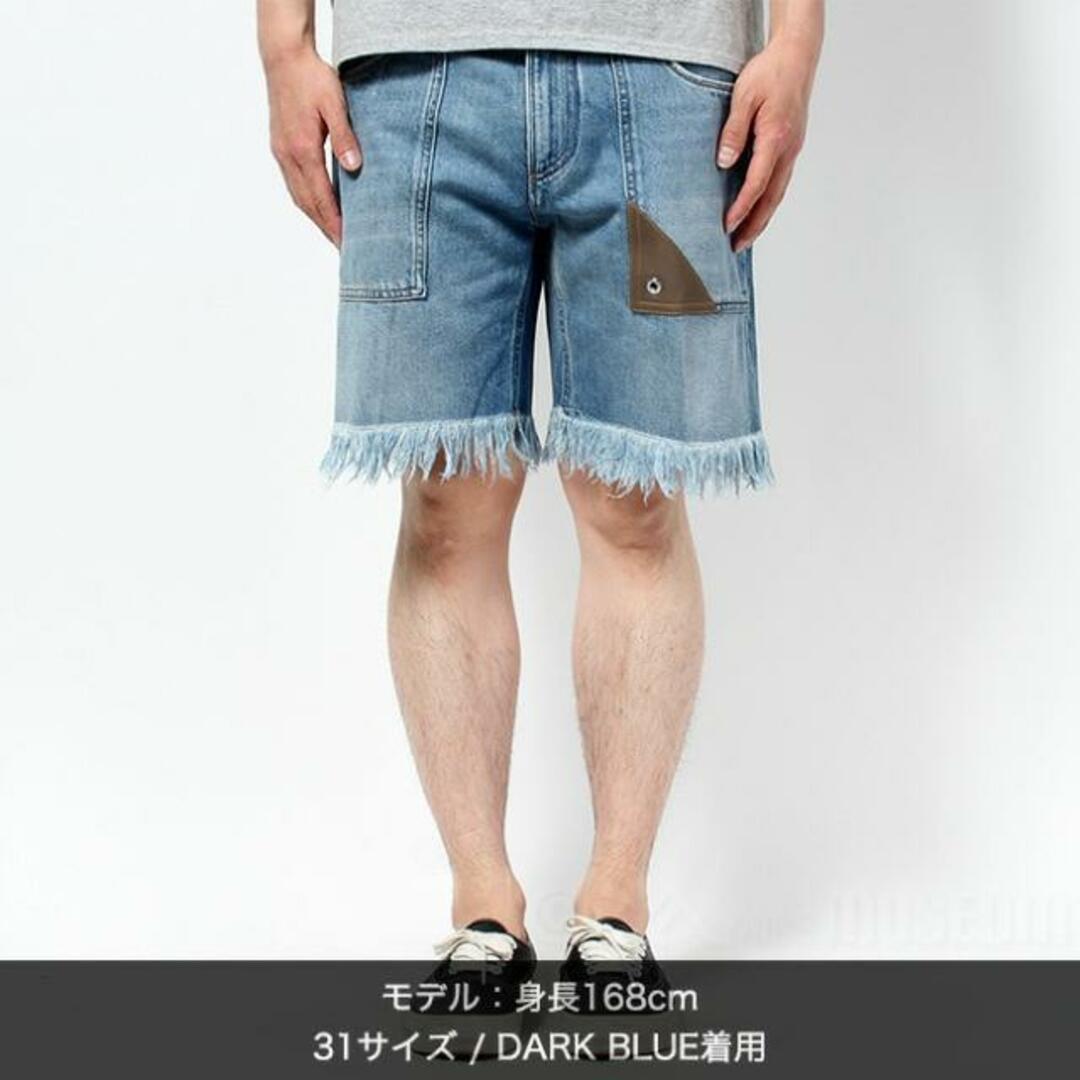 FENDI(フェンディ)の【新品未使用】 FENDI フェンディ Bermudas バミューダパンツ デニム ハーフパンツ Denim shorts FLP307AN4W 【サイズ30/DARK BLUE】 メンズのパンツ(ワークパンツ/カーゴパンツ)の商品写真