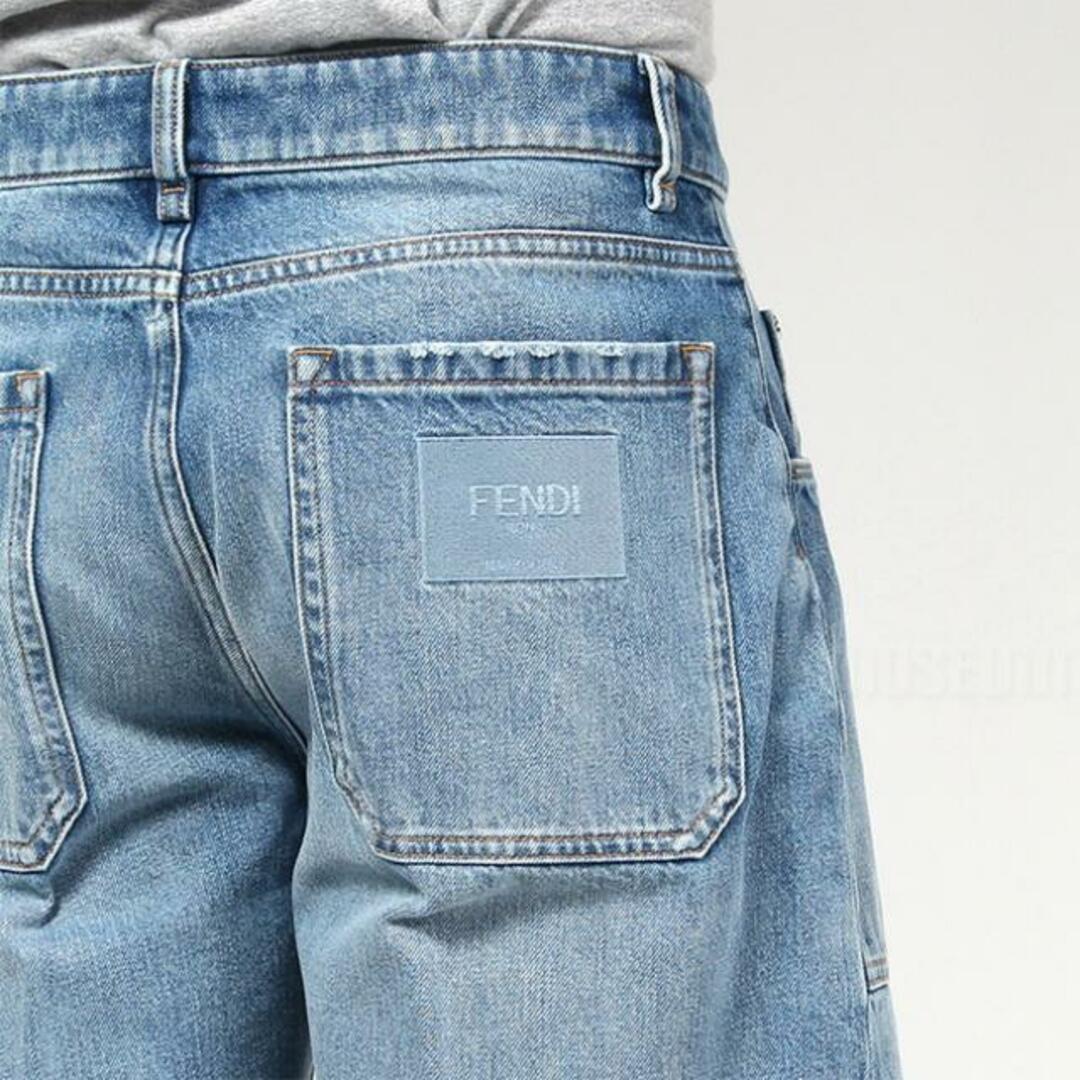 FENDI(フェンディ)の【新品未使用】 FENDI フェンディ Bermudas バミューダパンツ デニム ハーフパンツ Denim shorts FLP307AN4W 【サイズ30/DARK BLUE】 メンズのパンツ(ワークパンツ/カーゴパンツ)の商品写真