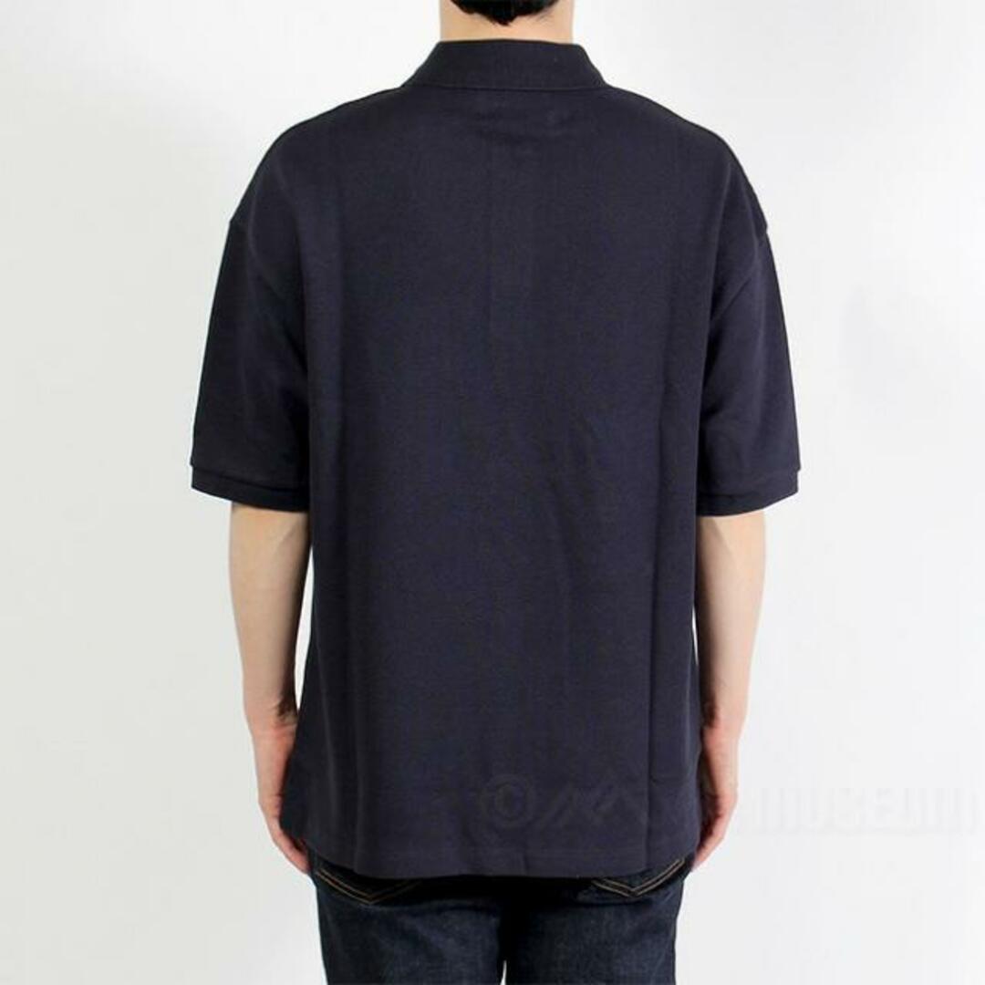 FRED PERRY(フレッドペリー)の【新品未使用】 FRED PERRY×RAF SIMONS フレッドペリー＆ラフシモンズ ポロシャツ Raf Simons Oversized Printed Polo Shirt ラフシモンズオーバーサイズドプリンテッドポロシャツ オーバーサイズ 半袖 コットン SM4203 【XSサイズ/NAVY BLUE】 メンズのトップス(ポロシャツ)の商品写真