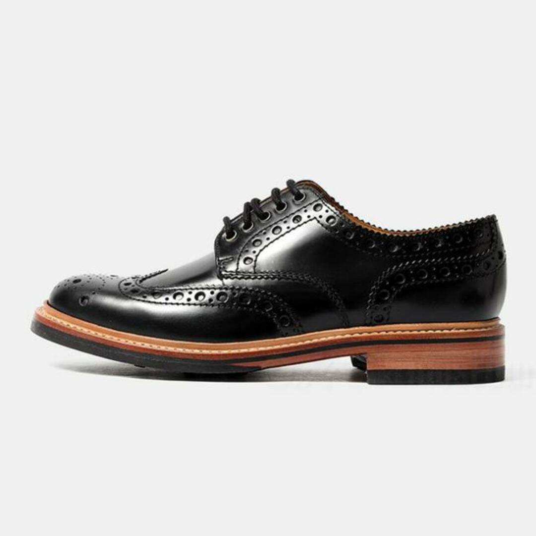 カラーBLACKCALF【新品未使用】 GRENSON グレンソン 革靴 レザーシューズ 紳士靴 ビジネスシューズ ARCHIE ウイングチップ 113685 【8：約26.5cm/BLACK CALF】