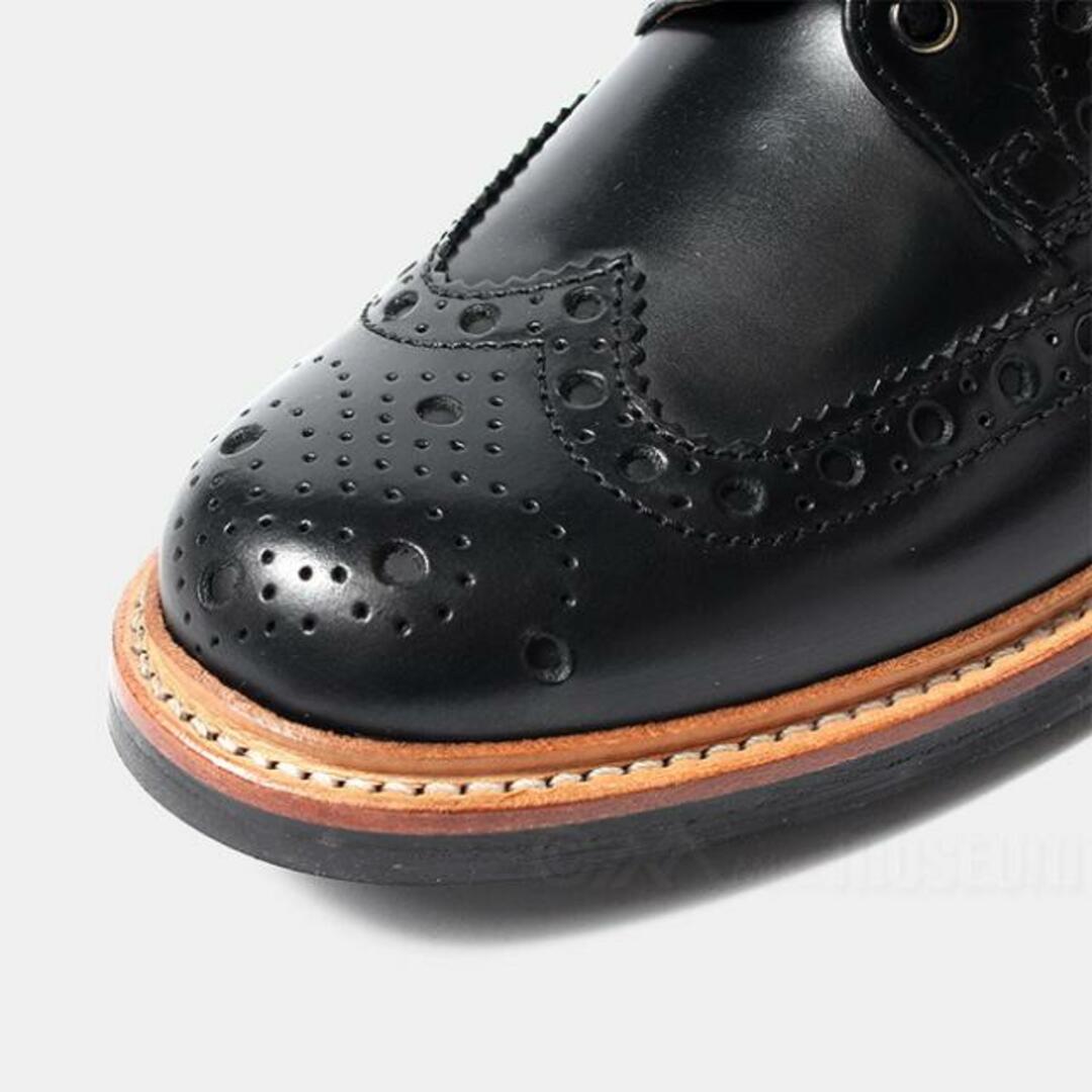 カラーBLACKCALF【新品未使用】 GRENSON グレンソン 革靴 レザーシューズ 紳士靴 ビジネスシューズ ARCHIE ウイングチップ 113685 【8：約26.5cm/BLACK CALF】