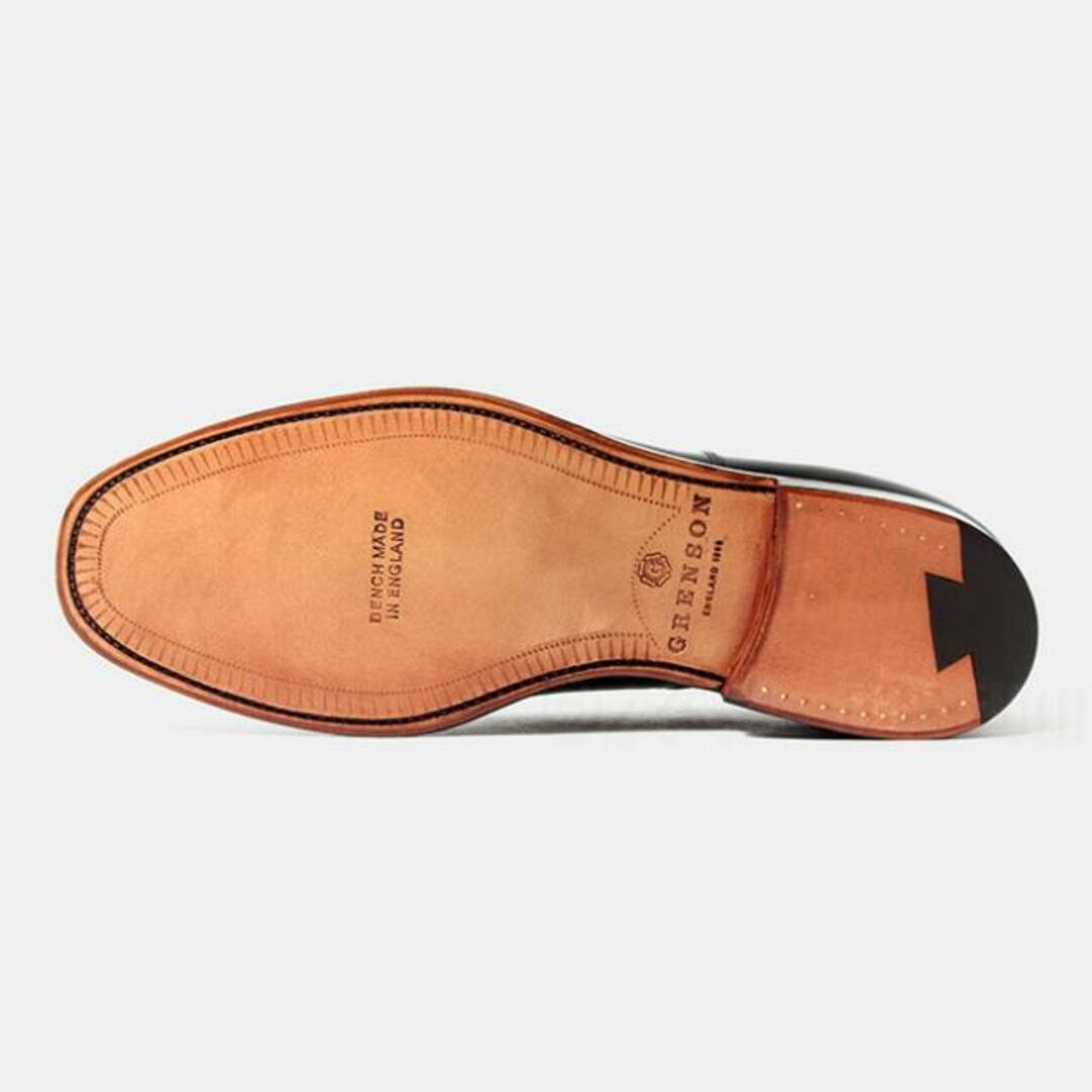 【新品未使用】 GRENSON グレンソン 革靴 レザーシューズ 紳士靴 ビジネスシューズ CAMBRIDGE ストレートチップ 113864 【8H：約27cm/BLACK CALF】