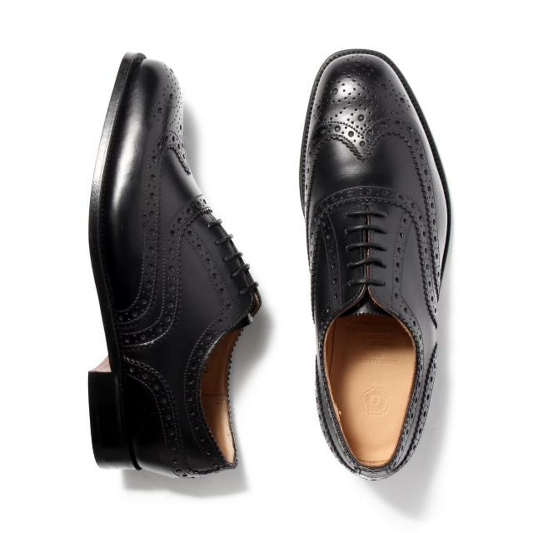 【新品未使用】 GRENSON グレンソン 革靴 レザーシューズ 紳士靴 ビジネスシューズ WESTMINSTER ウイングチップ 113884 【9H：約28cm/BLACK CALF】素材アッパー