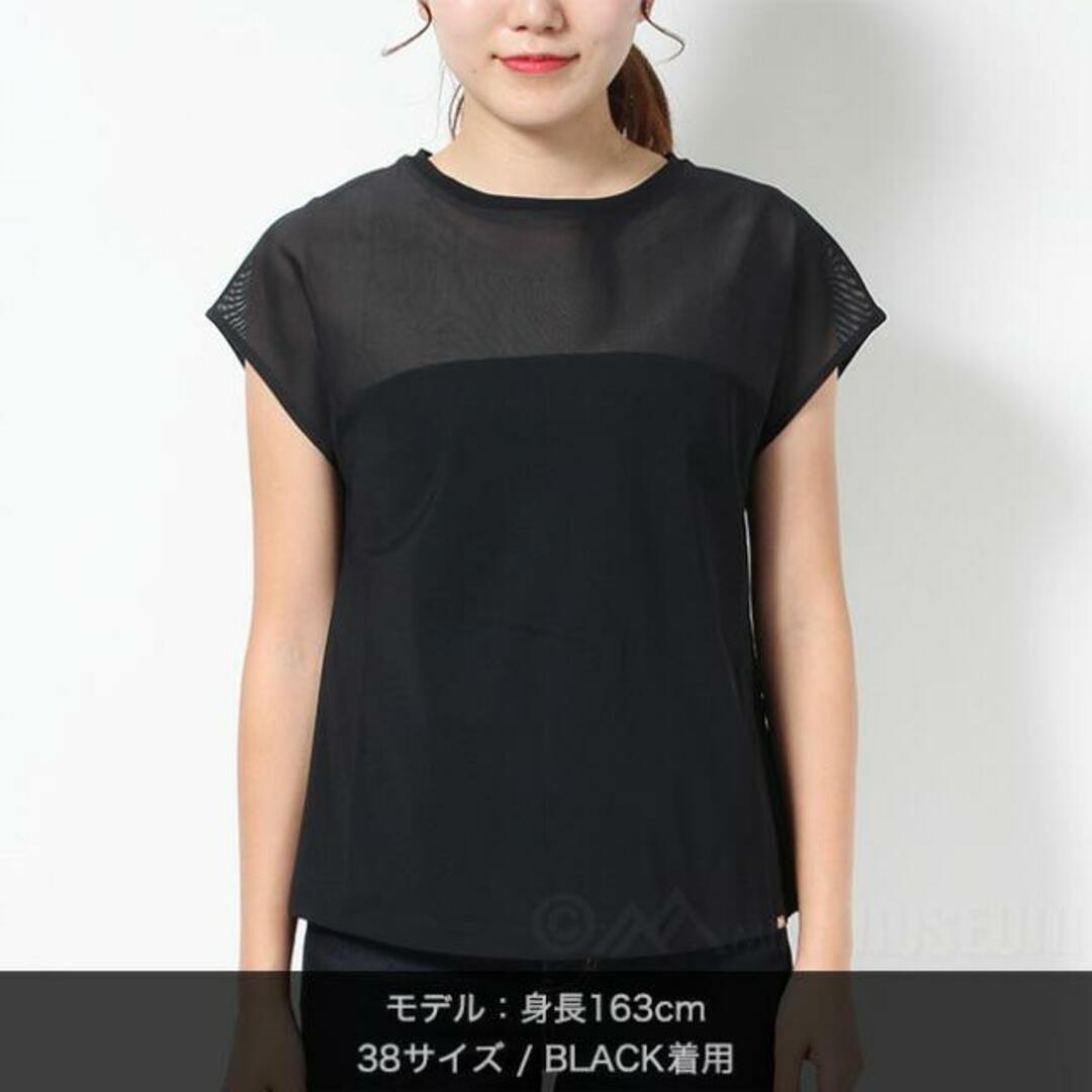 【新品未使用】 HERNO ヘルノ Tシャツ LIGHT SCUBA & ストレッチチュール JG000183D13457S 【サイズ40/BLACK】 1