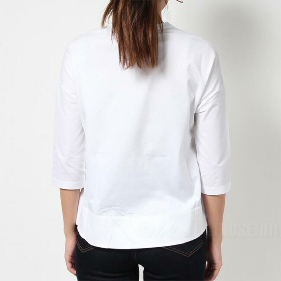 【新品未使用】 HERNO ヘルノ Tシャツ BUBBLE スカーフ SUPERFINE COTTO JG000189D52003 【サイズ38/WHITE】