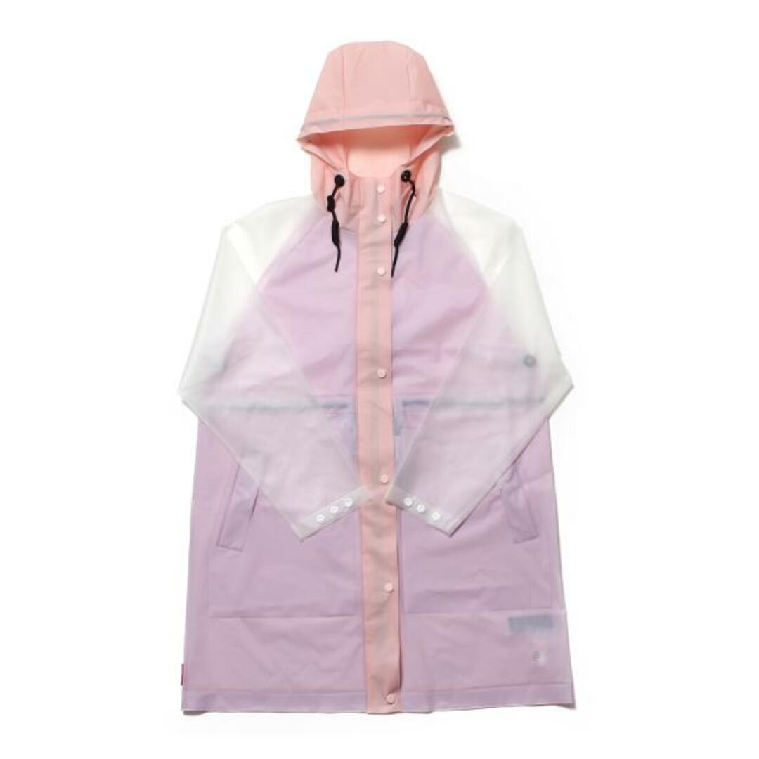 素材100%ポリウレタン【新品未使用】 HUNTER ハンター レインコート レインポンチョ WOMENS PLAY TRANSPARENT PARKA WRO1403VYL 【Mサイズ/FADED ROSE/TEMPERED MAUVE】