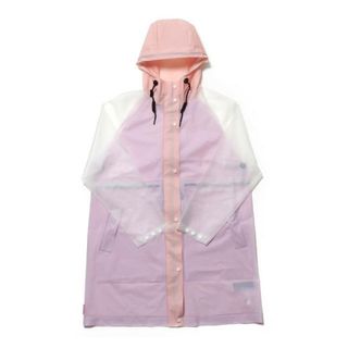 HUNTER - 【新品未使用】 HUNTER ハンター レインコート レインポンチョ WOMENS PLAY TRANSPARENT PARKA WRO1403VYL 【Mサイズ/FADED ROSE/TEMPERED MAUVE】