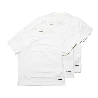 ジルサンダー(Jil Sander)の【新品未使用】 JIL SANDER ジルサンダー 3-Pack T-Shirt Set Tシャツ 3枚セット 半袖 J40GC0001J45048 【Mサイズ/WHITE】(Tシャツ(半袖/袖なし))