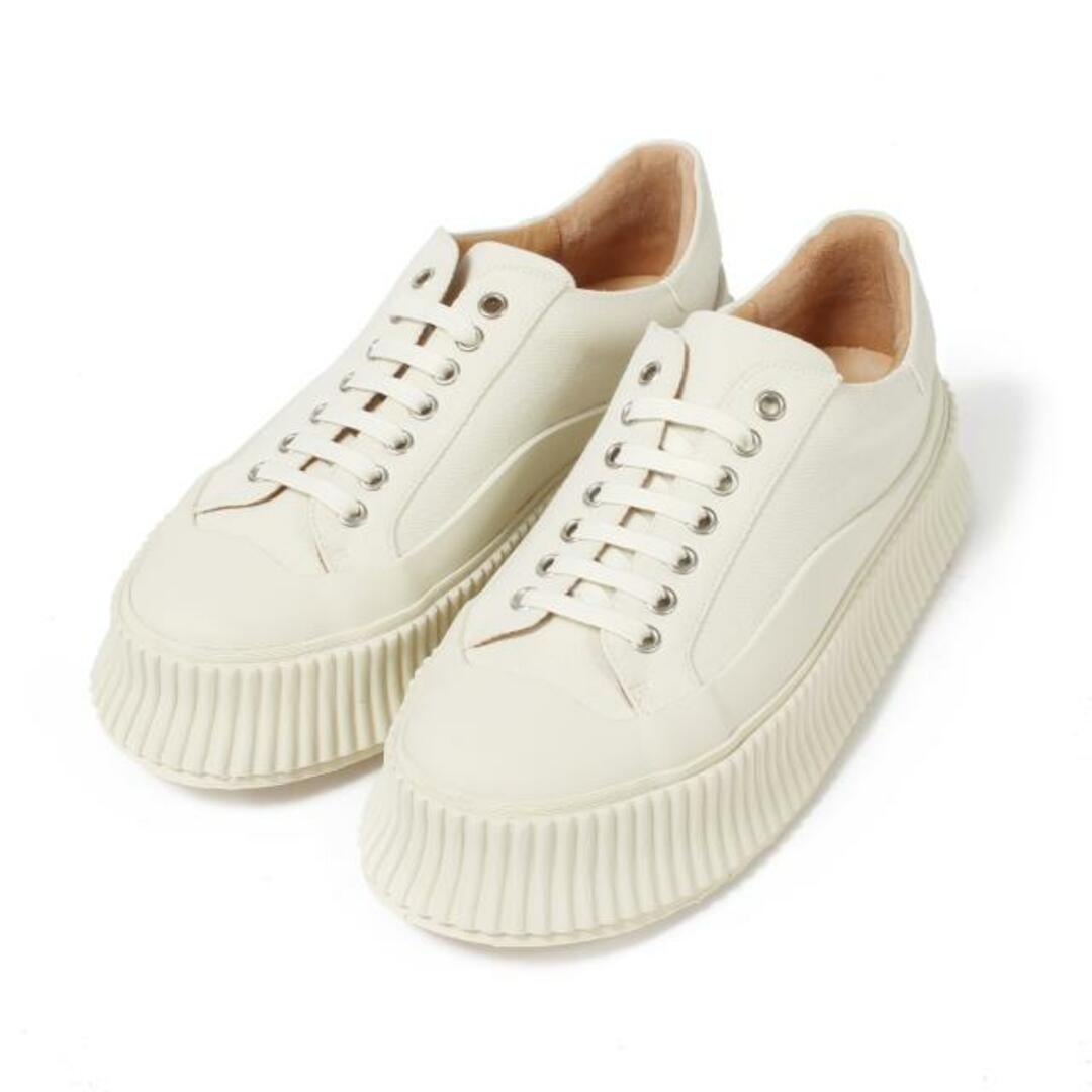 【新品未使用】 JIL SANDER ジルサンダー Sneakers スニーカー シューズ レザー J15WS0002P2965 【36：22.5cm/CLOUD】