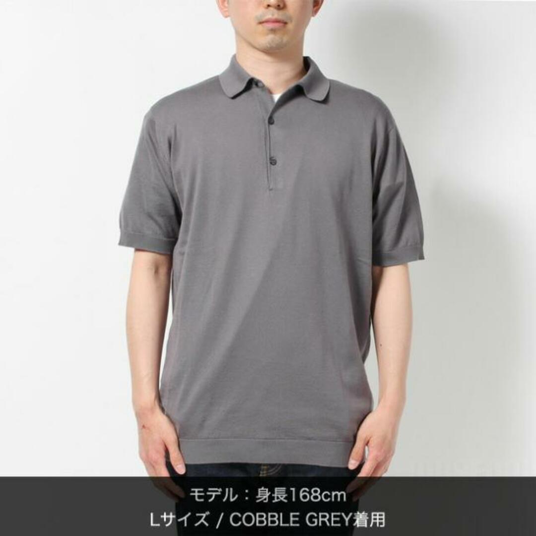 新品 JOHN SMEDLEY ADRIAN ニットポロシャツ Lサイズ - ポロシャツ