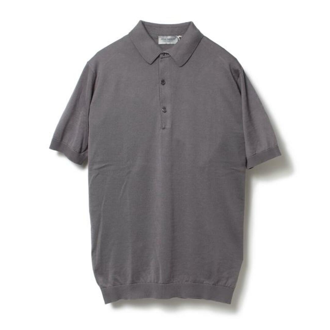 【新品未使用】 JOHN SMEDLEY ジョンスメドレー ポロシャツ 半袖 ADRIAN SHIRT SS シーアイランドコットン 12115 【Sサイズ/COBBLE GREY】素材コットン100％その他