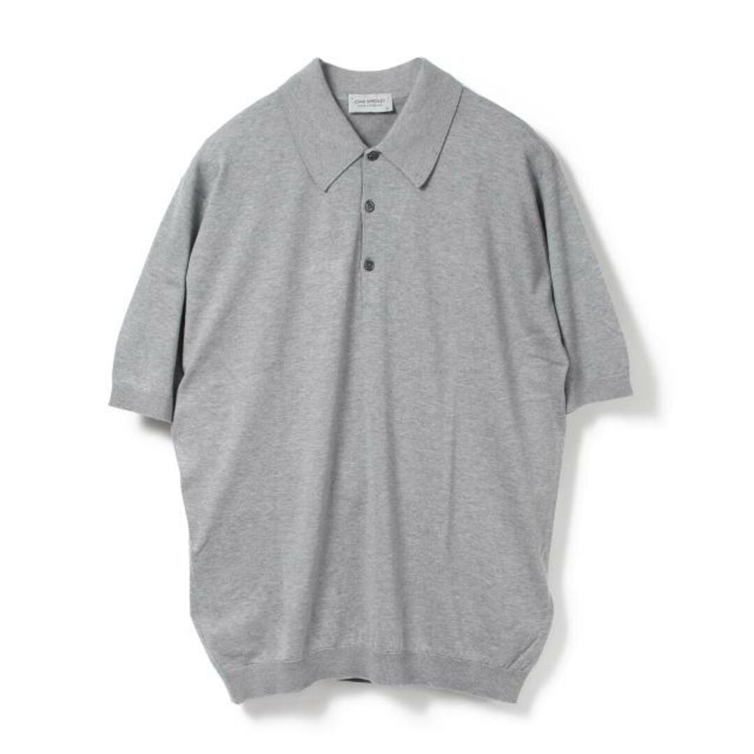 商品名ISISイシス【新品未使用】 JOHN SMEDLEY ジョンスメドレー ISIS 半袖 ニット ポロシャツ コットン 【Mサイズ/SILVER】