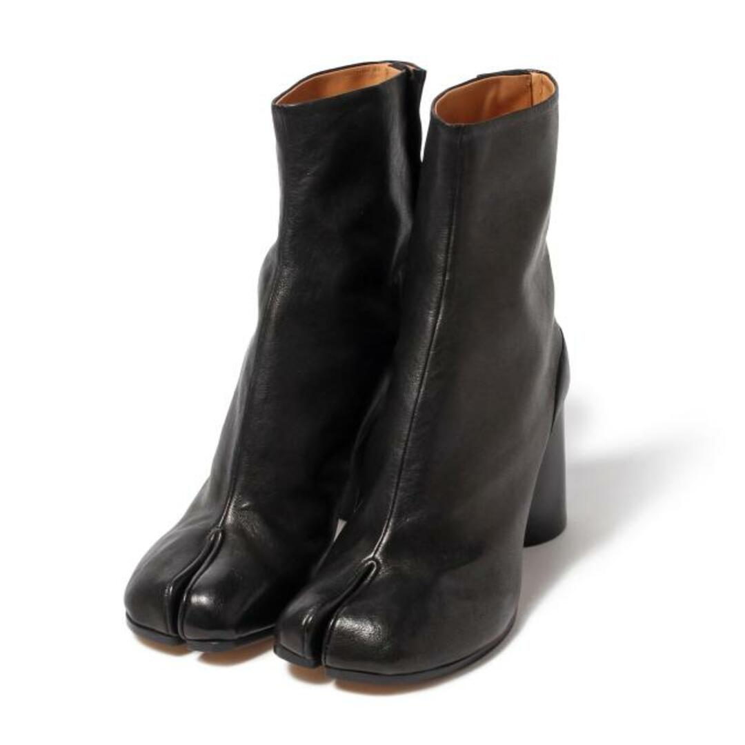 【新品未使用】 Maison Margiela メゾン マルジェラ tabi boots タビブーツ シューズ レザー S58WU0260P3753 【37.5/23.5cm/BLACK】