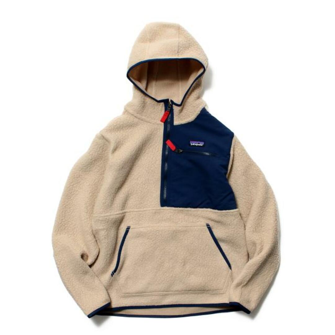 身長168cmSサイズ着用【新品未使用】 patagonia パタゴニア レトロ パイル プルオーバー MENS RETRO PILE PULLOVER フリース ジャケット フーディ 22790 【Sサイズ/OAR TAN】