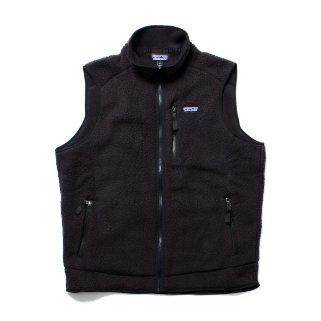 【新品未使用】 patagonia パタゴニア フリース レトロパイルベスト RETRO PILE VEST 22821 ボアベスト 【Sサイズ/BLACK】