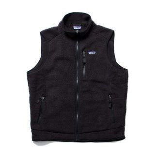 パタゴニア(patagonia)の【新品未使用】 patagonia パタゴニア フリース レトロパイルベスト RETRO PILE VEST 22821 ボアベスト 【Sサイズ/BLACK】(ベスト)