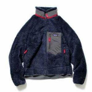 パタゴニア(patagonia)の【新品未使用】 patagonia パタゴニア フリース クラシック レトロX ジャケット Classic Retro-X Jacket ボアジャケット 23056 【Sサイズ/NEW NAVY W/WAX RED】(ダッフルコート)