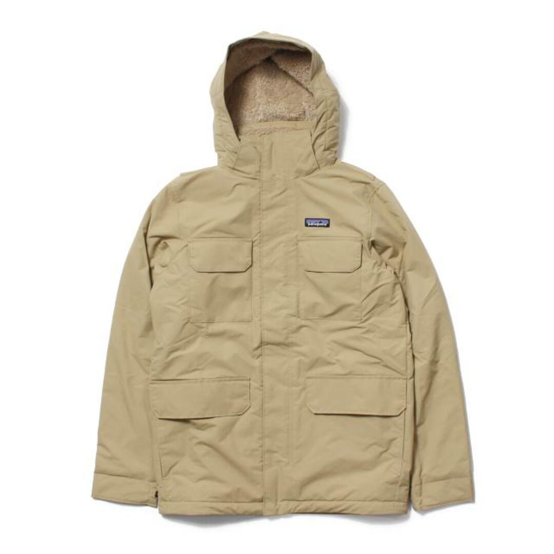 【新品未使用】 patagonia パタゴニア イスマス パーカー MENS ISTHMUS PARKA マウンテンパーカー 裏ボア ジャケット フード着脱 ナイロン 27022 【Sサイズ/CLASSIC TAN】