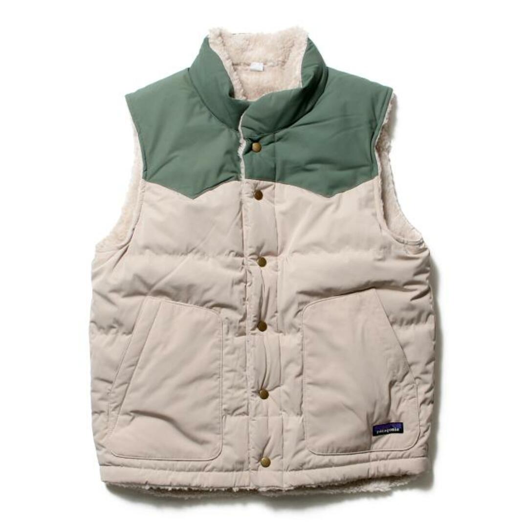 patagonia 【新品未使用】 patagonia パタゴニア リバーシブル ビビー ダウンベスト MENS REVERSIBLE BIVY  DOWN VEST 裏ボア 27588 【Sサイズ/OAR TAN】の通販 by Mike Museum｜パタゴニアならラクマ