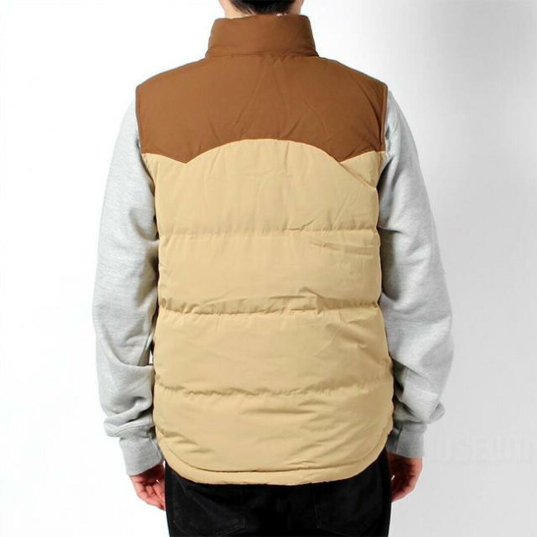 【新品未使用】 patagonia パタゴニア リバーシブル ビビー ダウンベスト MENS REVERSIBLE BIVY DOWN VEST 裏ボア 27588 【Sサイズ/OAR TAN】