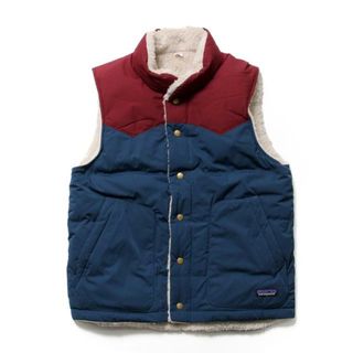 パタゴニア(patagonia)の【新品未使用】 patagonia パタゴニア リバーシブル ビビー ダウンベスト MENS REVERSIBLE BIVY DOWN VEST 裏ボア 27588 【Sサイズ/TIDEPOOL BLUE】(ベスト)